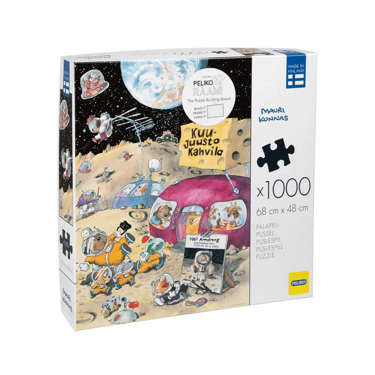 Moon Cheese Cafe - Mauri Kunnas 1000 Piece Puzzle