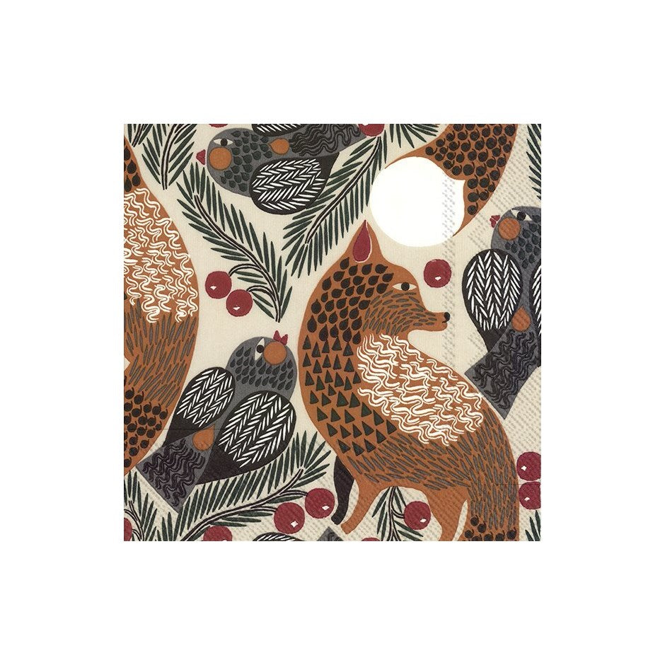 Ketunmarja Linen Luncheon Napkins