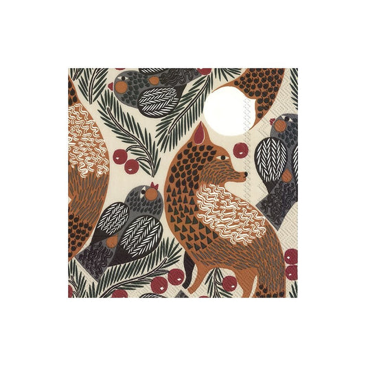 Ketunmarja Linen Luncheon Napkins