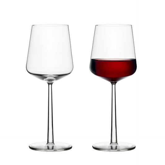Iittala Essence Red Wine Glass Set (2pc) – 15 oz by Alfredo Häberli