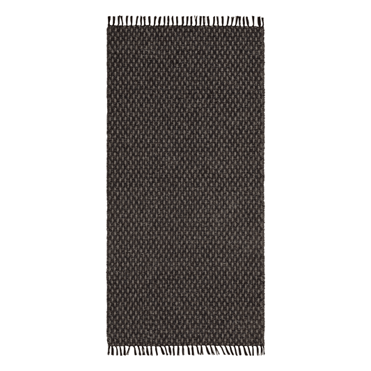 Julie - Mixed Cotton and Vinyl (Black)