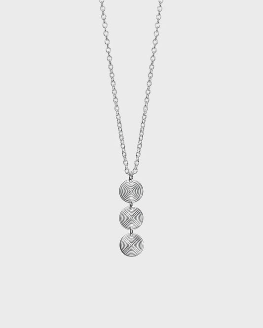 Kosmos Small Silver Pendant, 3-part