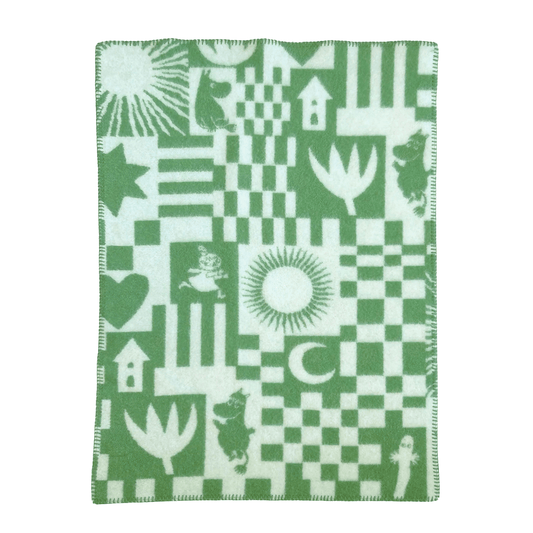 Moomin Wool Baby Blanket