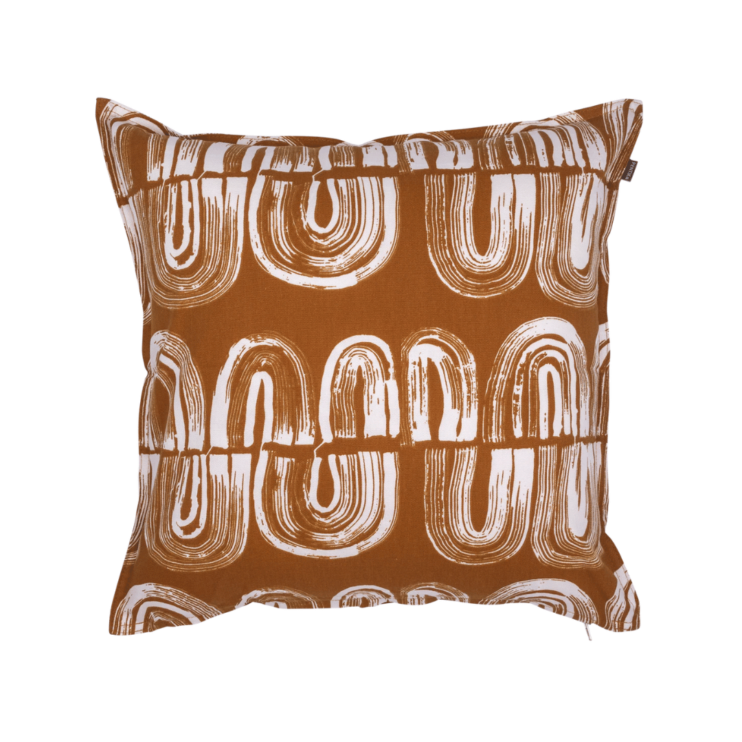 Rust Kaarna Cushion Cover