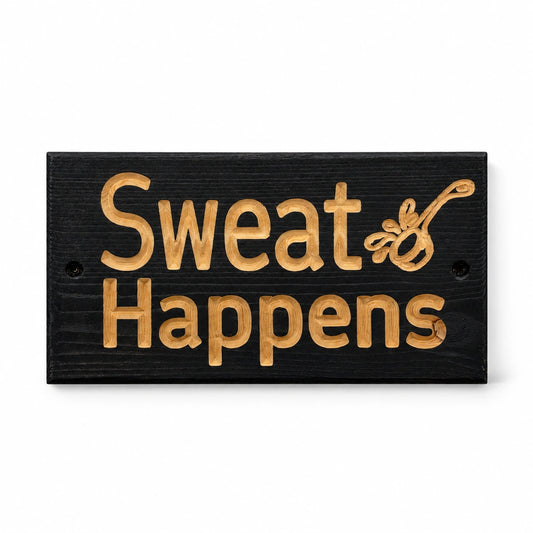 Black Cedar Sauna Signs