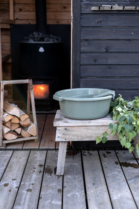 Orthex Sauna Basin 9 L - Moss Green