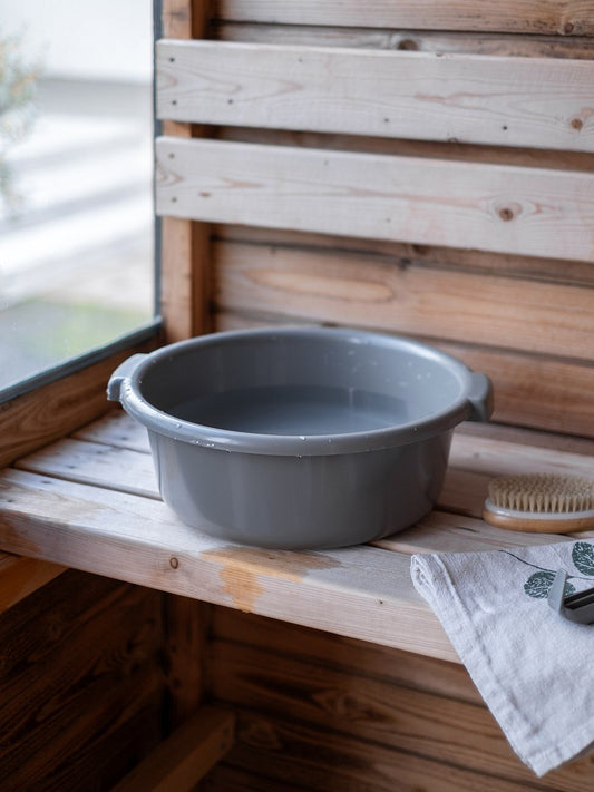 Orthex Sauna Basin 9 L - Stone Grey