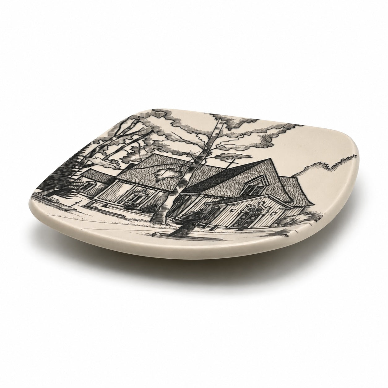 Arabia Tuusulan Kirkko Wall Plate 1986