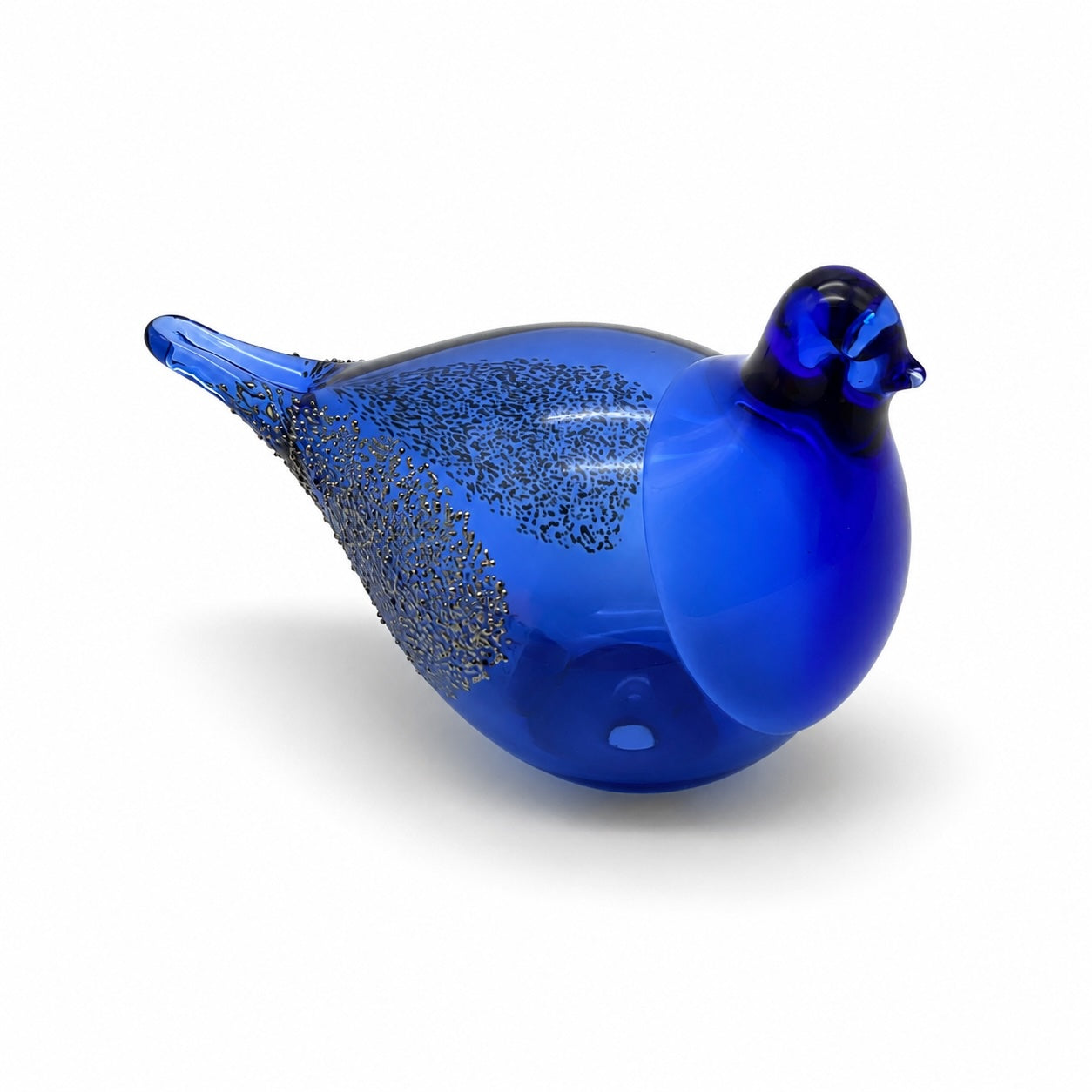 Vintage Art Lasi Glass Bird – Cobalt Blue | Finland, c. 1970s–1980s