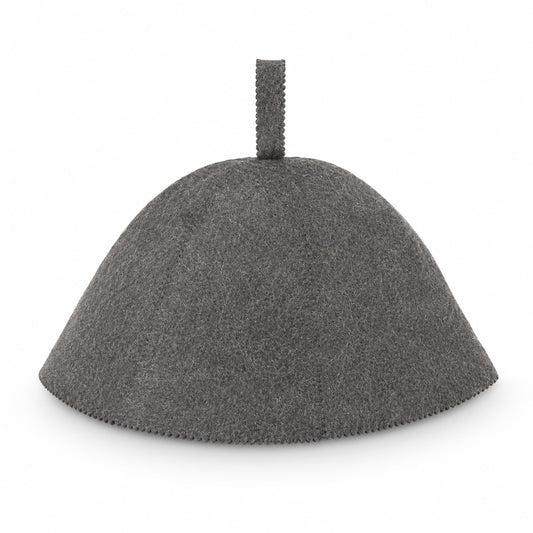 Grey Felt Sauna Hat – Traditional & Protective