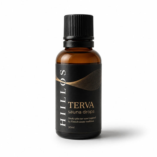 Hiillos Terva Sauna Drops – Finnish Smoke Sauna Scent (30 ml)