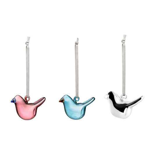 Iittala Mini Glass Birds Mix Set – Set of 3