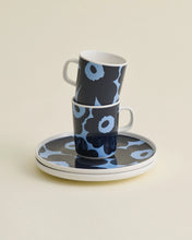 Oiva / Unikko Blue Breakfast Set - 2pc Mug and Plate