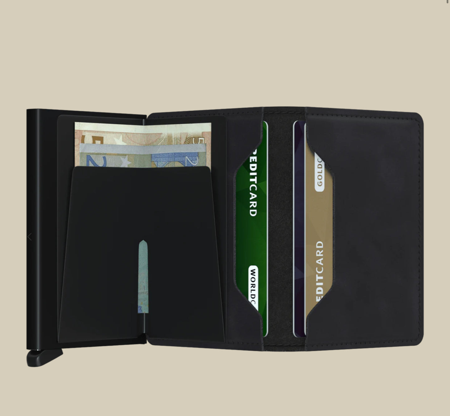 Slimwallet Vintage Black