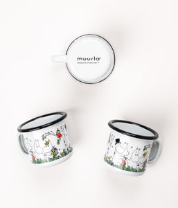 Moominvalley Colours Enamel Mug 8.5 oz