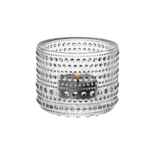 Iittala Kastehelmi Tealight Candle Holder – Clear 64mm