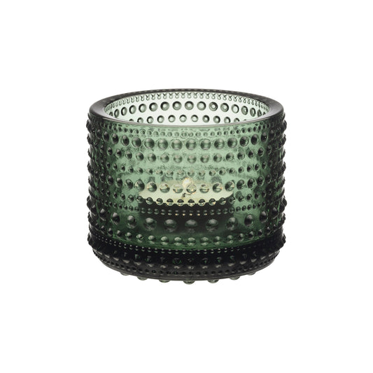 Kastehelmi Tealight Candleholder 64 mm – Pine Green