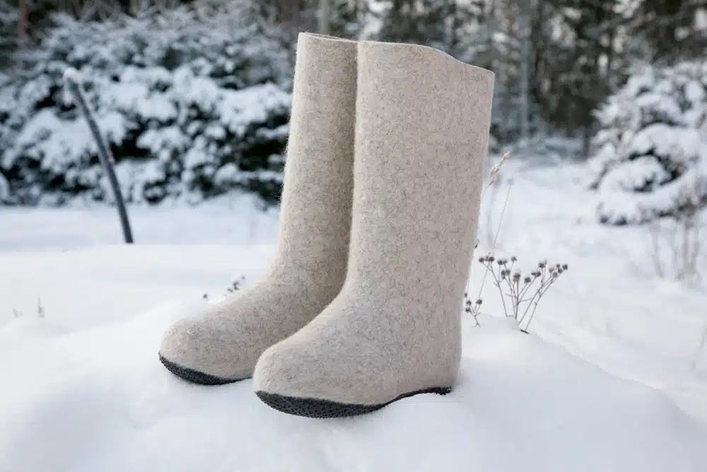 Felt Boots - Steel Grey