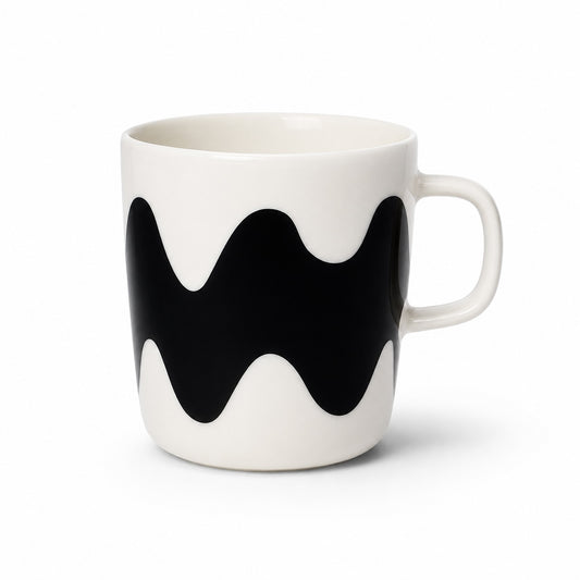 Marimekko Lokki Mug 4 dl – White & Black