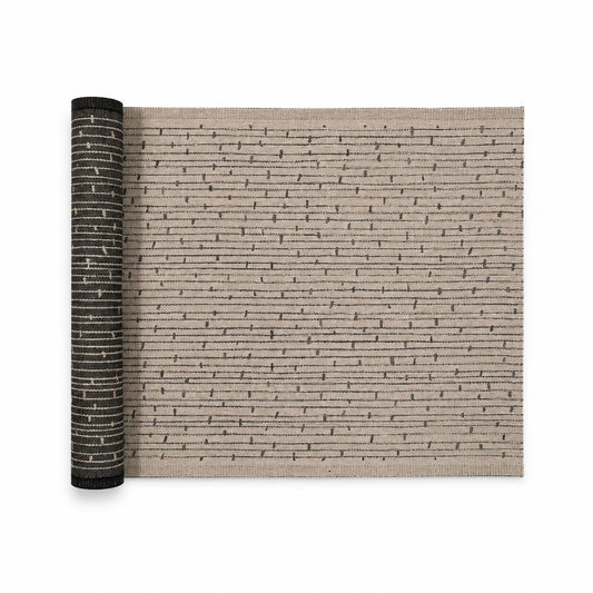 METSÄ Sauna Cover - Linen/Black 46x150cm