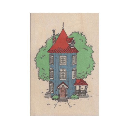 Moomin Home - Wooden Postcard