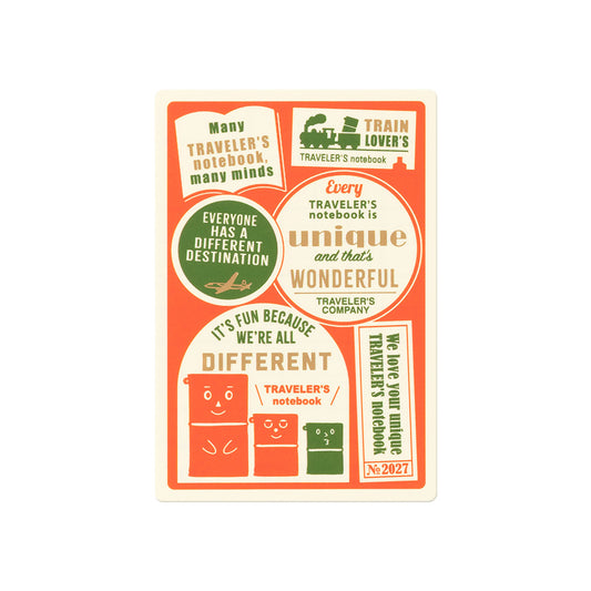 Traveler’s Notebook Passport - Plastic Sheet 2027