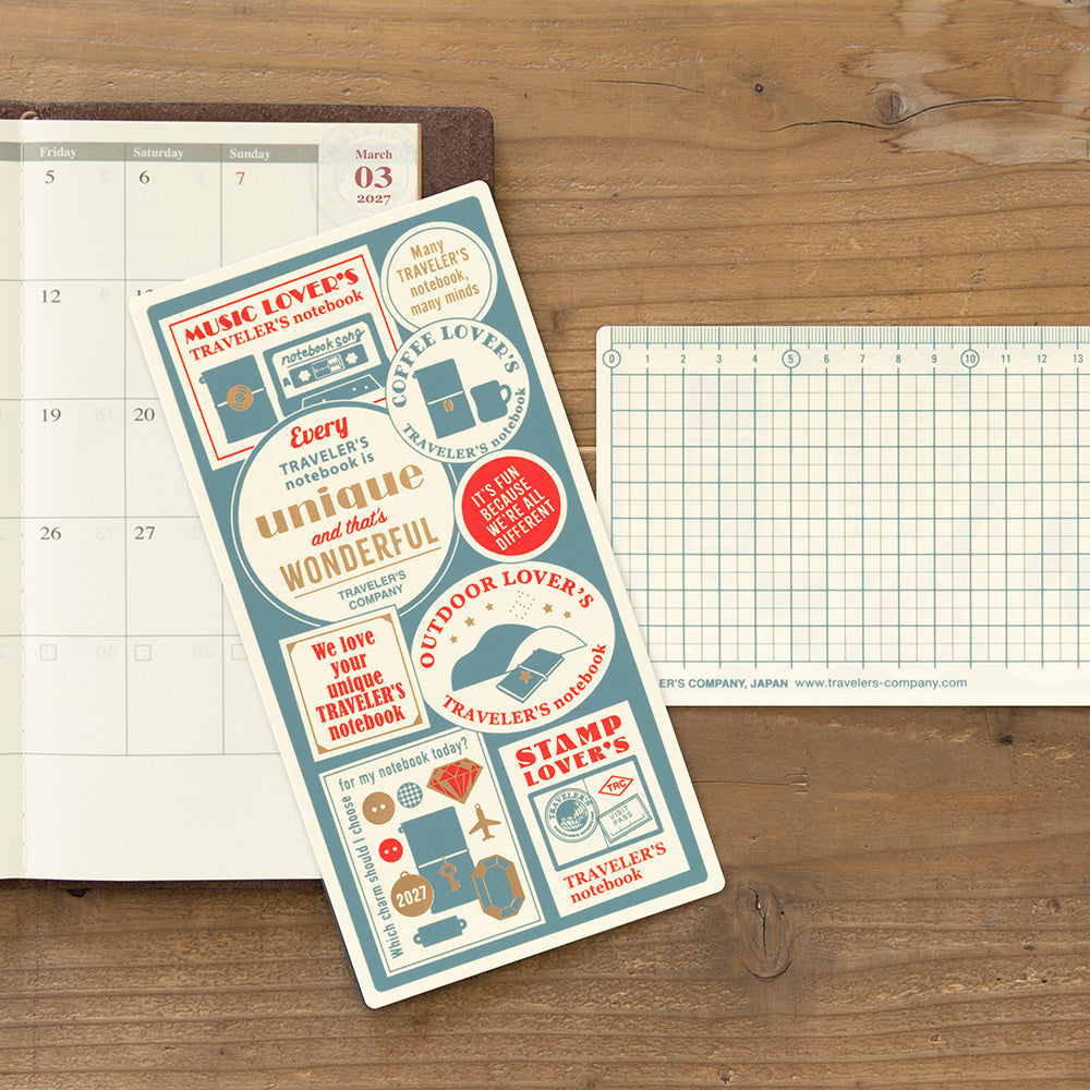 Traveler’s Notebook Regular - Plastic Sheet 2027
