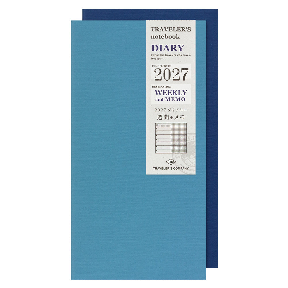 Traveler's notebook Refill 2027 Weekly + Memo