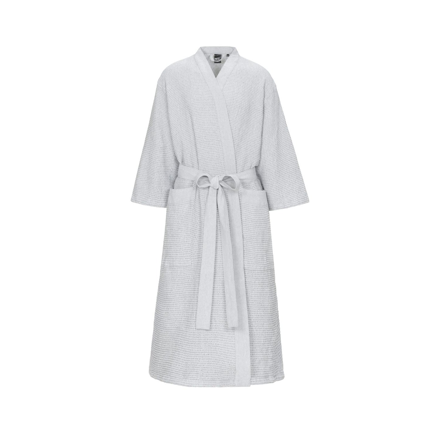 Rento Kenno Bathrobe – Grey/White