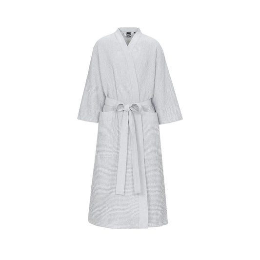 Rento Kenno Bathrobe – Grey/White