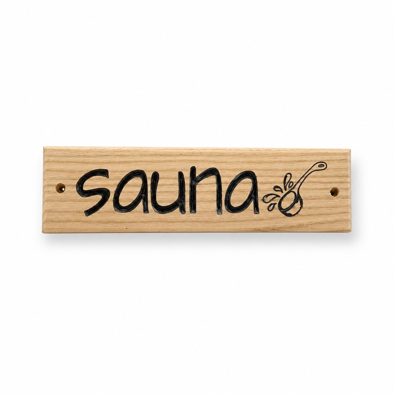 Sauna Sign with Ladle – Handcrafted in Thunder Bay