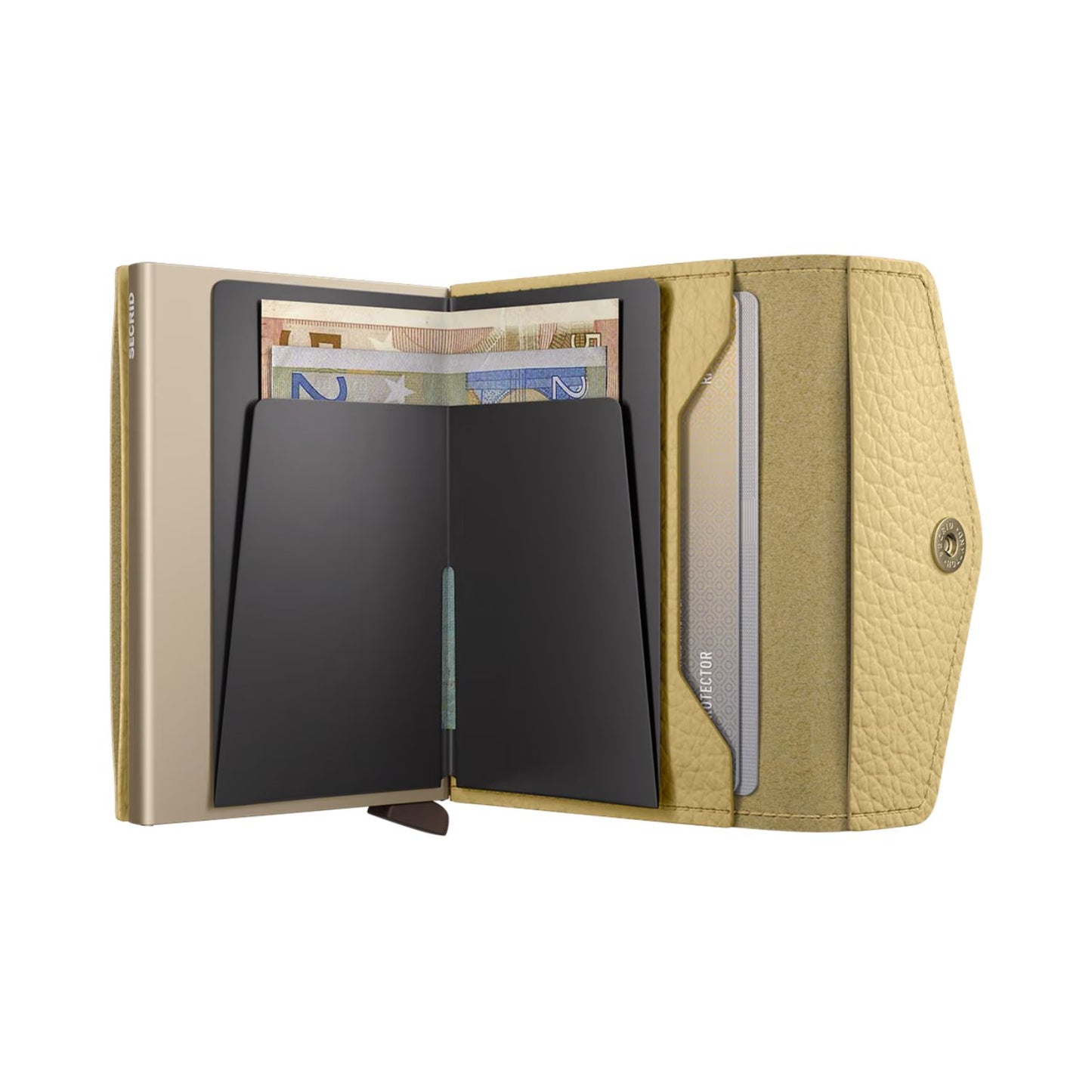 Envelope Wallet Pebble Butter Yellow