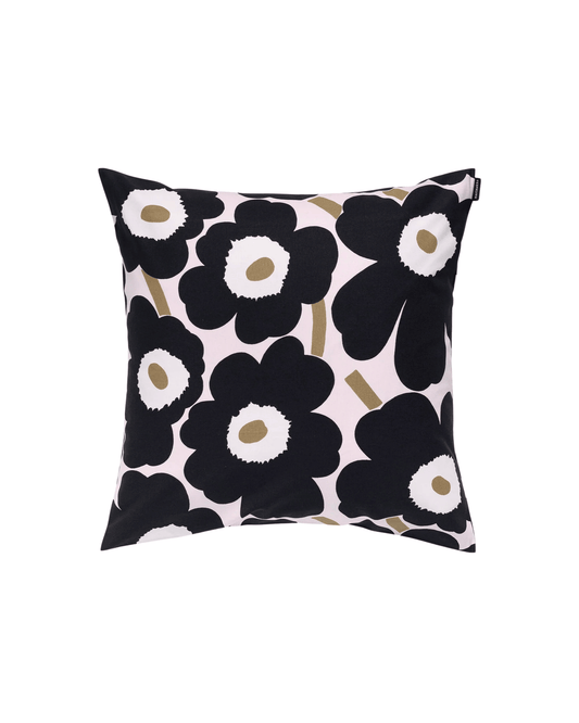 Pieni Unikko Cushion Cover (light pink background)