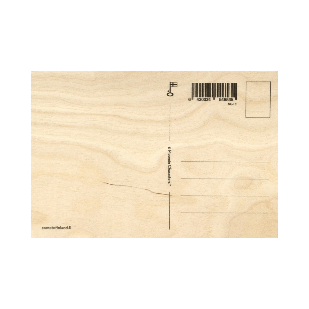 Moomin Home - Wooden Postcard