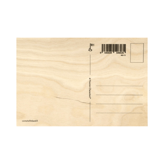 Little My Sleeping - Wooden Postcard