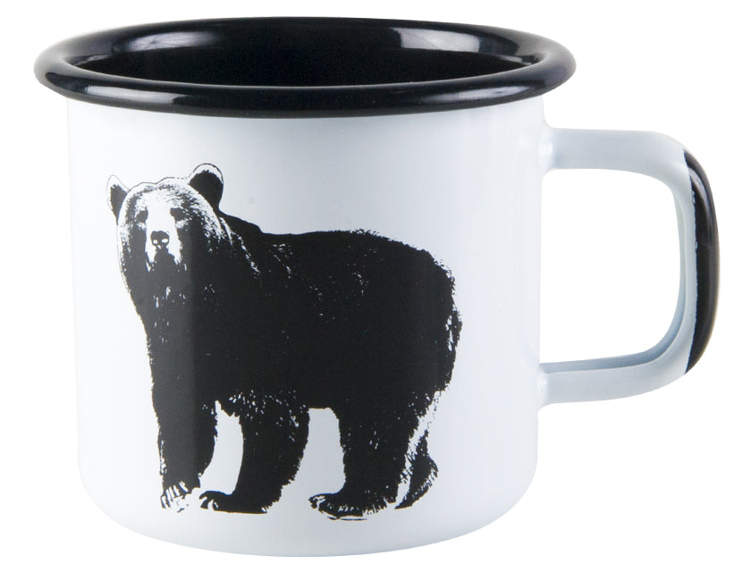Nordic Enamel Mug, The Bear