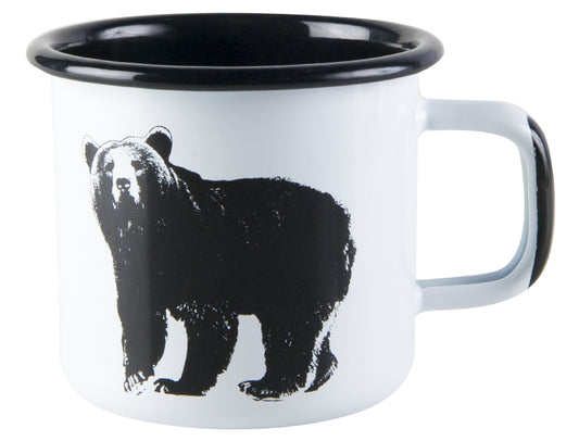 Nordic Enamel Mug, The Bear