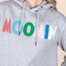 Moomin Lilli Logo Hoodie Grey