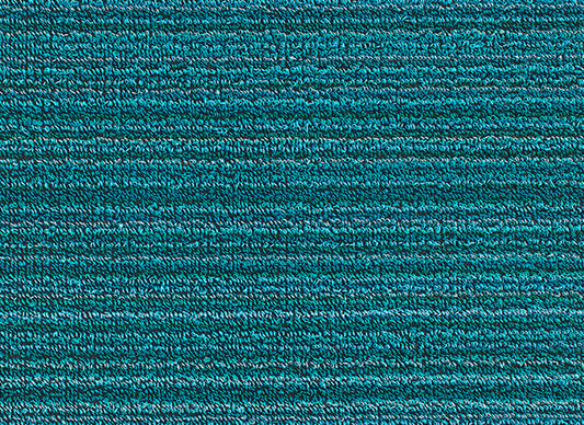 Shag Skinny Stripe Turquoise Mat