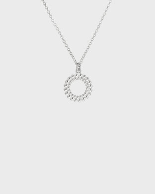 Circle of Light Silver Small Necklace
