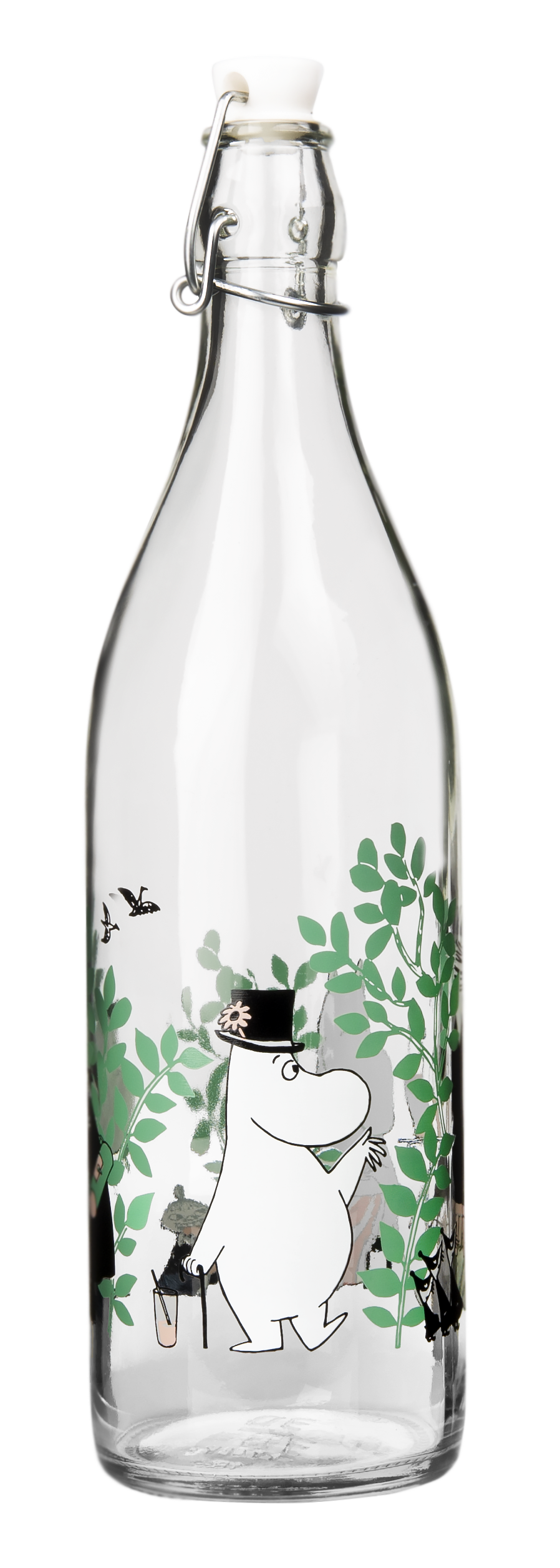 Moomin "Day in the Garden" Glass Bottle