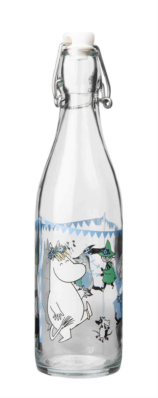 Moomin "Summer Party" Glass Bottle