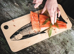Nordic Salmon/ Pike Cutting and Serving Board