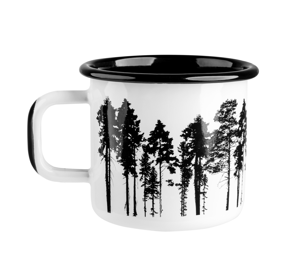 Nordic Enamel Mug, The Forest - 370ml