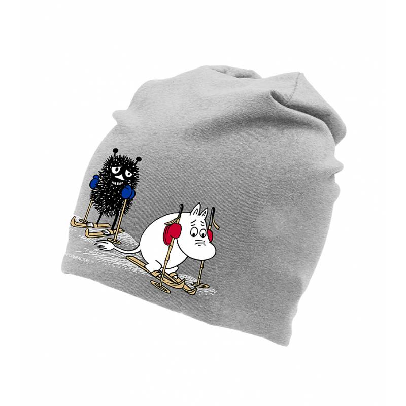 Skiing Moomin and Stinky Tricot Beanie