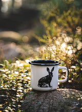 Nordic Enamel Mug, The Hare