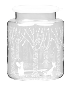 Glass Jar with lid “In the Woods”