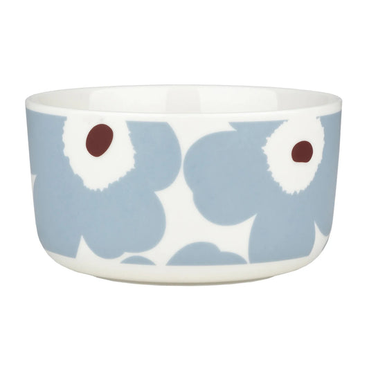 Unikko Bowl- White, Blue & Wine