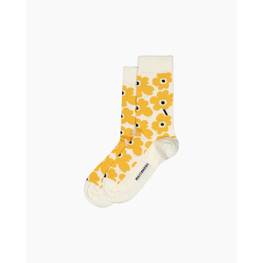 Hieta Unikko Socks - yellow