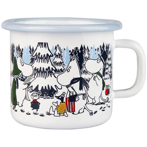 Winter Forest Enamel Mug 8.5 oz/ 250ml